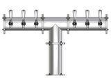 6 TAP(4"OC)POLISHED SS CONDOR "T" CH-MX CLD
