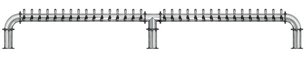 32 TAP(4"OC)BRUSHED SS LIONS GATE 3P CH-MX CLD