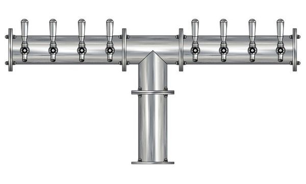 8 TAP(4"OC)BRUSHED SS CONDOR "T" CH-MX CLD