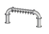 8 TAP(3"OC)BRUSHED SS LIONS GATE "U" CH-MX AIR