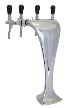 4 TAP CHROME COBRA TOWER AIR COOLED