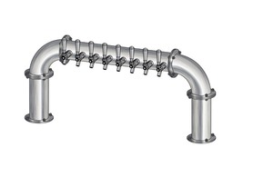 8 TAP(3"OC)BRUSHED SS LIONS GATE "U" CH-MX CLD