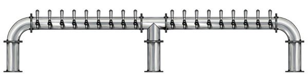 18 TAP(4"OC)BRUSHED SS LIONS GATE 3P CH-MX CLD