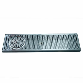 24" x 7" BRUSHED SS SPRAY DRIP TRAY
