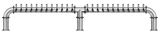 24 TAP(4"OC)BRUSHED SS LIONS GATE 3P CH-MX CLD