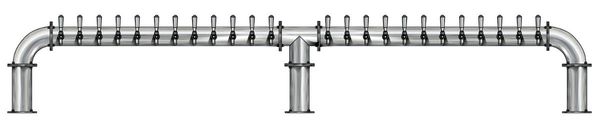 24 TAP(4"OC)BRUSHED SS LIONS GATE 3P CH-MX CLD
