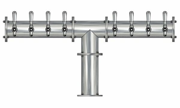 8 TAP(4"OC)BRUSHED SS CONDOR "T" CH-MX AIR