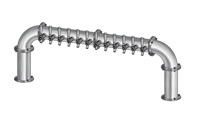 12 TAP(3"OC)BRUSHED SS LIONS GATE "U" CH-MX AIR