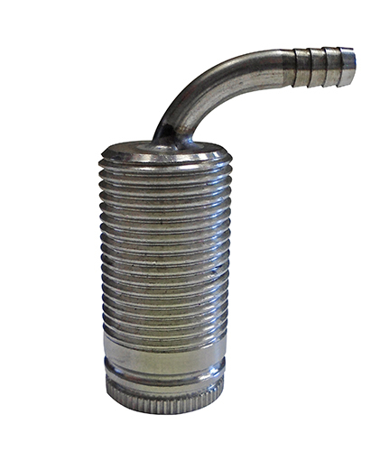 1-3/4" 304SS SHANK W/90° - 3/16" BARB