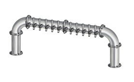 12 TAP(3"OC)BRUSHED SS LIONS GATE "U" CH-MX CLD