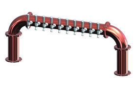 10 TAP(3"OC)CANDY COPPER LIONS GATE "U" CH-MX AIR