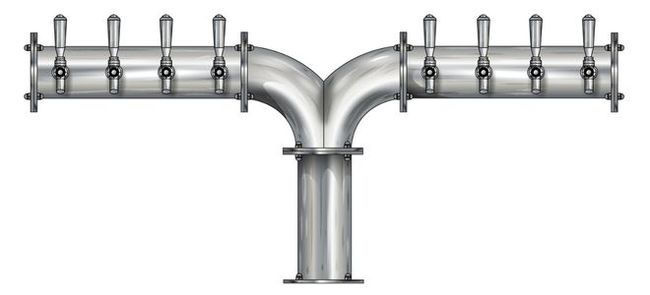 8 TAP(4"OC)BRUSHED SS ALBATROSS CH-MX CLD
