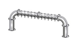 12 TAP(3"OC)POLISHED SS LIONS GATE "U" CH-MX AIR