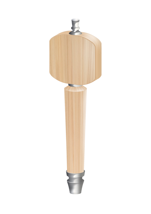 NATURAL CC PADDLE CONICAL (CHR) TAP HANDLE