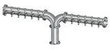 12 TAP(3"OC)BRUSHED SS ALBATROSS "Y" CH-MX CLD