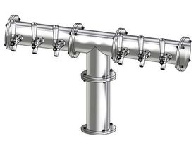 6 TAP(4"OC)POLISHED SS CONDOR "T" CH-MX AIR