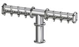 8 TAP(3"OC)POLISHED SS CONDOR "T" CH-MX CLD