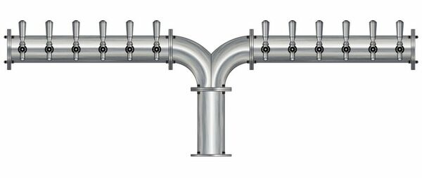 12 TAP(4"OC)BRUSHED SS ALBATROSS CH-MX CLD