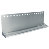 16H 48"W BRUSHED SS WALL MT. DRIP TRAY - 14"H