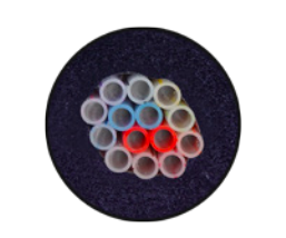 CABLED 10+4 FIRE RATED PVC JACKET 5/16" ID HI GLOSS TUBES