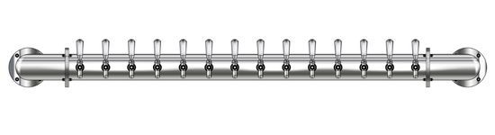 14 TAP(4"OC)POLISHED SS LIONS GATE WM CH-MX AIR