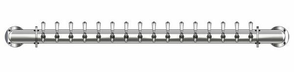 16 TAP(4"OC)POLISHED SS LIONS GATE WM CH-MX AIR