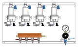 BEVCHEK 1Pr/2P TF REG/SMART FOB GAS DIST PANEL [-BKT]