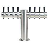 8 TAP POLISHED SS 24" METRO-T TOWER GLYCOL COOLED