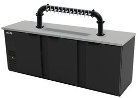 94"- 10 TAP MATTE BLACK LIONS GATE "U" CH-MX CLD KIT