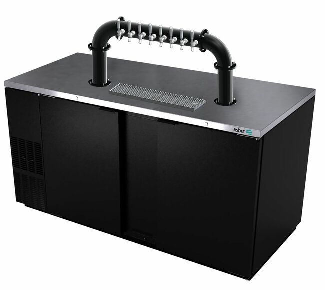 94"- 8 TAP MATTE BLACK LIONS GATE "U" CH-MX CLD KIT