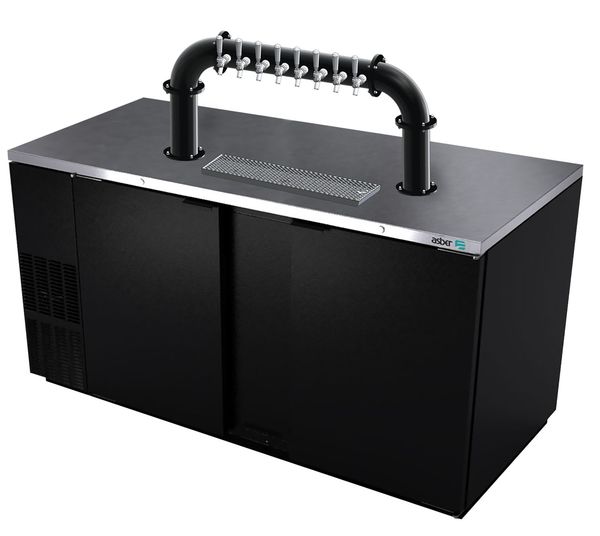 94"- 8 TAP MATTE BLACK LIONS GATE "U" CH-MX CLD KIT