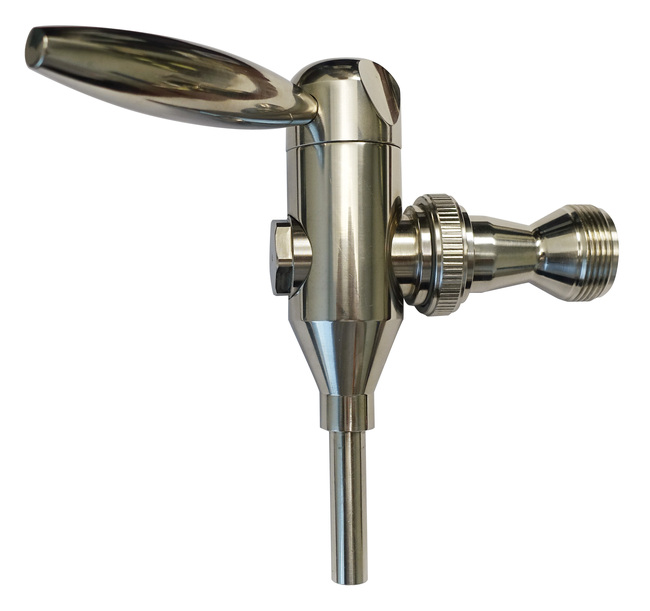 USA 304SS SIDE PULL FAUCET W/FLOW CONTROL