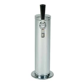1 TAP POLISHED SS 3" DIA. COLUMN TOWER-GLYCOL COOLED