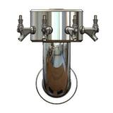 4 TAP POLISHED SS WALL MT. LANTERN TOWER GLYCOL COOLED
