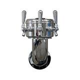 3 TAP POLISHED SS WALL MT. LANTERN TOWER GLYCOL COOLED