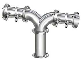 4 TAP(3"OC)POLISHED SS ALBATROSS "Y" CH-MX CLD