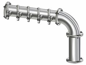 5 TAP(4"OC)POLISHED SS LINX R7 CH-MX AIR