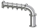 5 TAP(4"OC)POLISHED SS LINX R7 CH-MX AIR