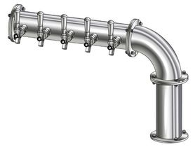 5 TAP(4"OC)POLISHED SS LINX R7 CH-MX AIR