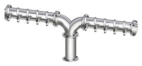 10 TAP(3"OC)POLISHED SS ALBATROSS "Y" CH-MX AIR