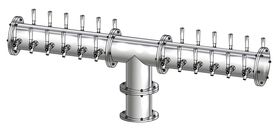 24T PVD 6" Dia.(12+12)DBL SERV. EAGLE "T" TOWER CLD- NO TAPS