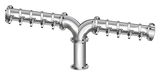 10 TAP(3"OC)POLISHED SS ALBATROSS "Y" CH-MX CLD