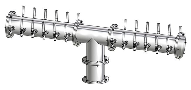 24T PSS 6" Dia.(12+12)DBL SERV. EAGLE "T" TWR CLD-NO TAP-SSL