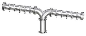12 TAP(3"OC)POLISHED SS ALBATROSS "Y" CH-MX CLD
