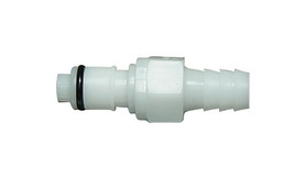 CPC 3/8" BARB INSERT WITH SHUT-OFF