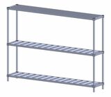 10 KEG STORAGE RACK-68"x 93"x 17"