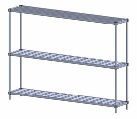 10 KEG STORAGE RACK-68"x 93"x 17"