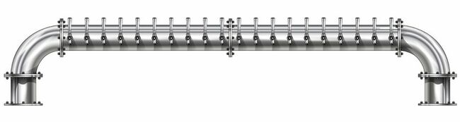 20 TAP POLISHED SS 6" Dia. GOLDEN GATE "U" TOWER CLD