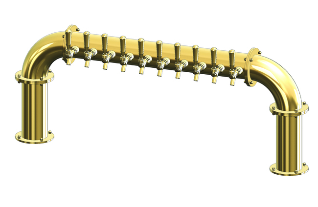 10 TAP(3"OC)CANDY GOLD LIONS GATE "U" CH-MX AIR