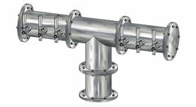 6 TAP BRUSHED SS 6" Dia. EAGLE "T" TOWER GLYCOL COOLED